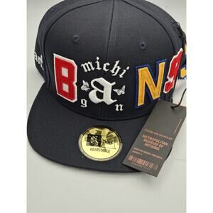 Brand About Nothing, Snapback Adjustable Cap, Exhibit A, Michigan, Navy, NWT